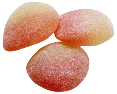 Fersken Vingummi 3kg Snop