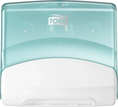 Toppholder W4 Hvit/turkis Disp Tork