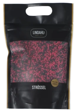Strössel Hallon/lakrits Hagel Lindahls 1kg