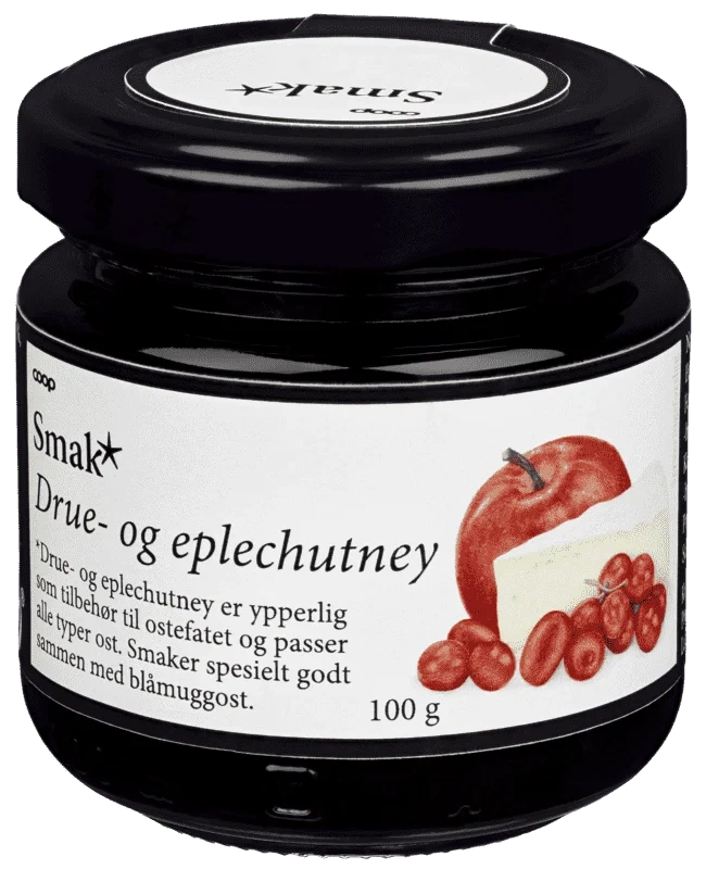 Drue- og Eplechutney Smak* 100 g