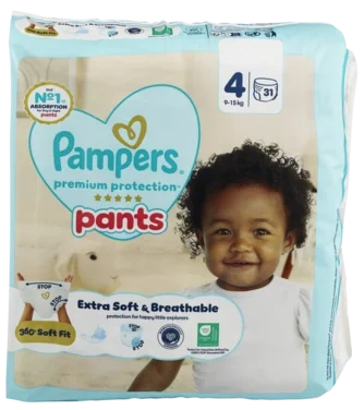 Pampers Bleier Prem Prot Pants S4 9-15kg 31stk