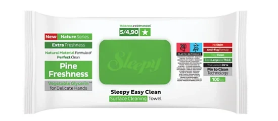 Sleepy Vaske klut 100stk Pine