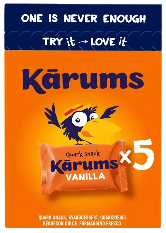 Kvargdessert med Van m/Vaniljesmak 225g Karums