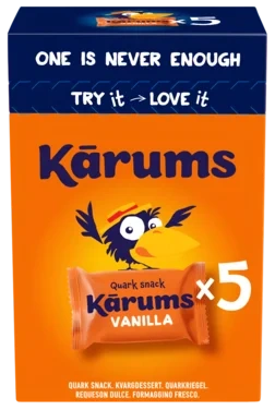 Kvargdessert med Van m/Vaniljesmak 225g Karums