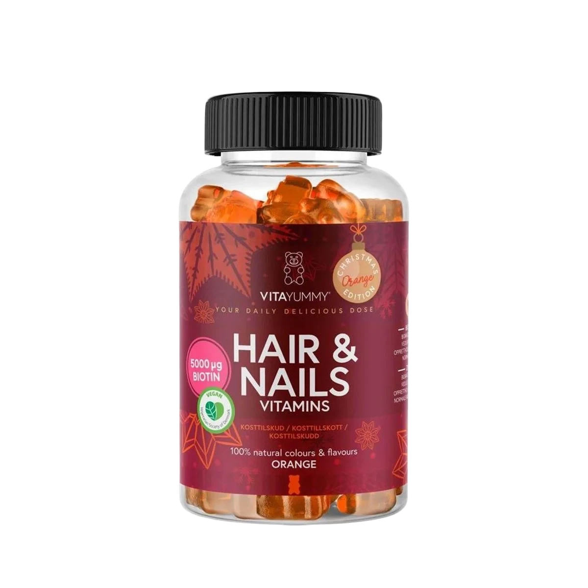 Kosttilskudd Hair & Nails 60stk - Appelsin