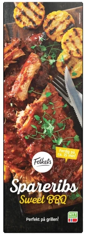 Spareribs Sweet Bbq Ca600g Stekt Perfekt