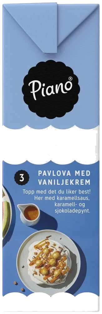 Piano vaniljekrem
