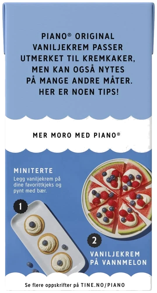 Piano vaniljekrem
