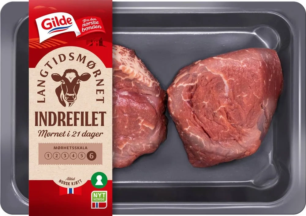 Langtidsmørnet indrefilet av storfe