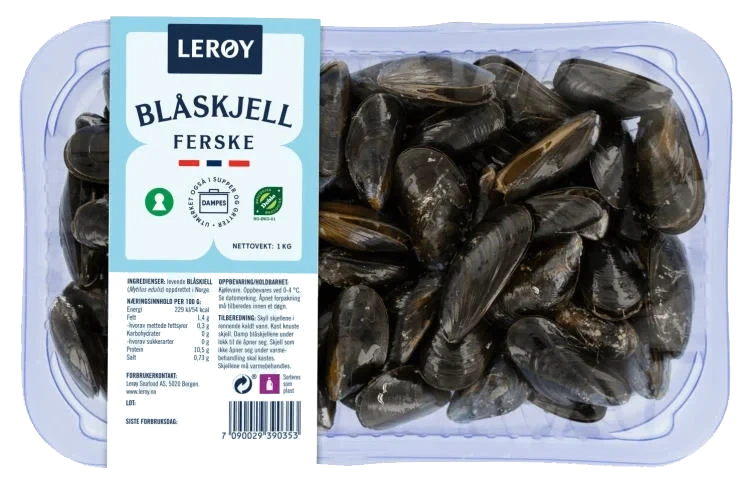 Blåskjell Ferske
