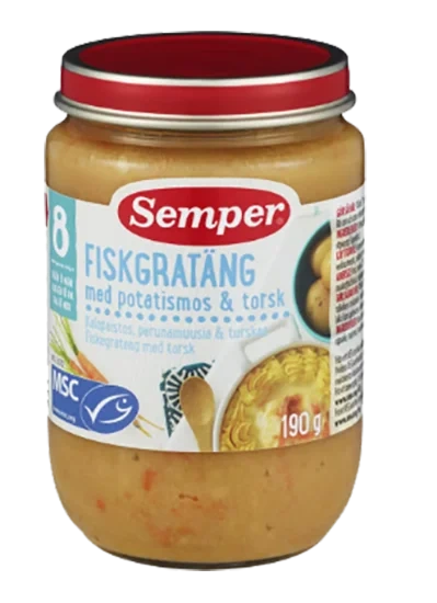 Semper Fiskegrateng 190g Fra 8 Mnd