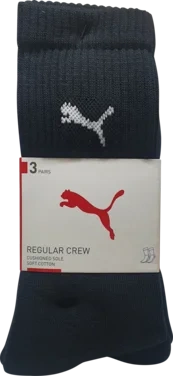 Puma Crew Sock 3pk Sort 43/46
