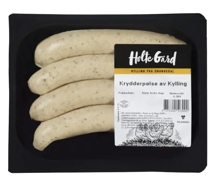 Krydderpølse 280g Holte Gård