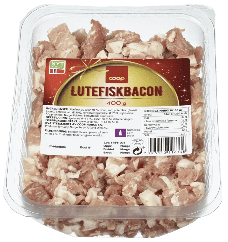Coop Lutefiskbacon 400g