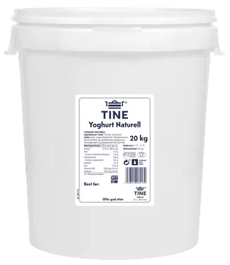 Yoghurt Naturell 20kg Tine
