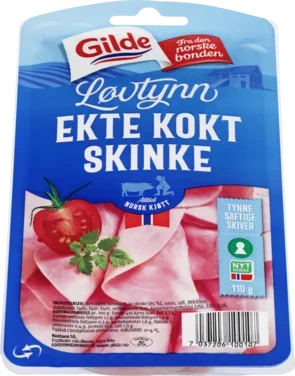 Ekte Kokt Skinke Løvtynn 110g Enh