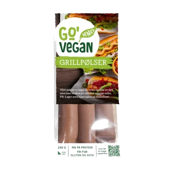 Grillpølse 240g Go' Vegan
