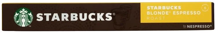Starbucks Blonde Espresso X10 53g