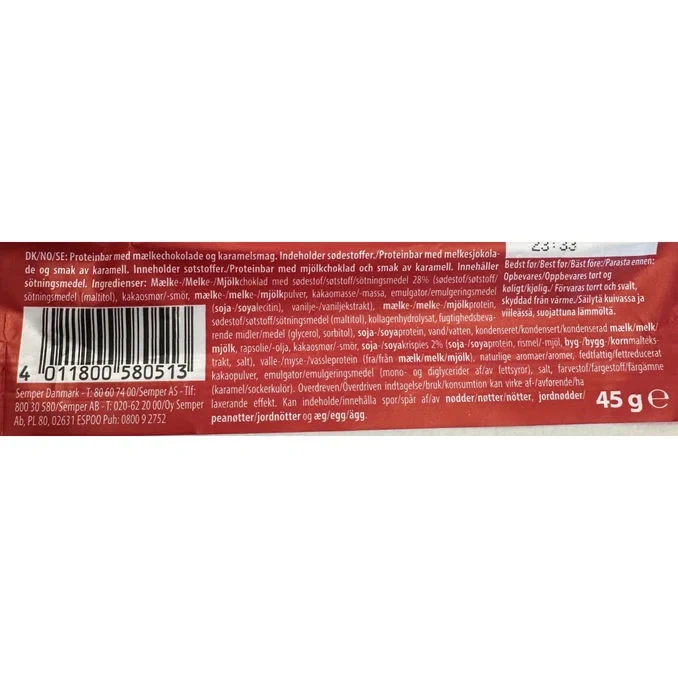 Proteinbar Chocolate-Caramel 12-pack
