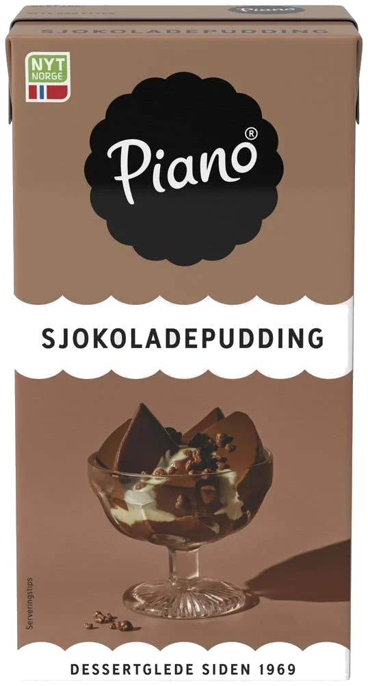 Piano sjokoladepudding