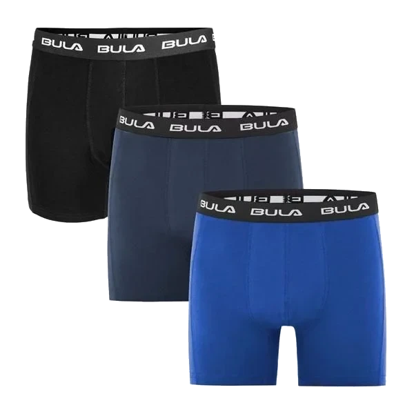 Bula 3-pk Boxers - Black/Navy