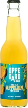 Oppegård Brus Appelsin 330ml Glassflaske