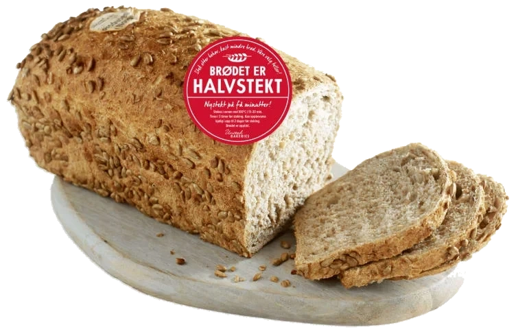 Solsikkebrød Grovt Halvstekt