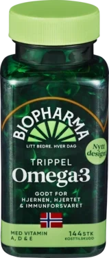 Trippel Omega-3 144stk Biopharma
