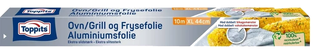 Glad aluminiumsfolie