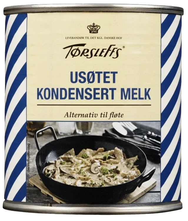 Tørsleff's Usøtet Kondensert Melk 320g