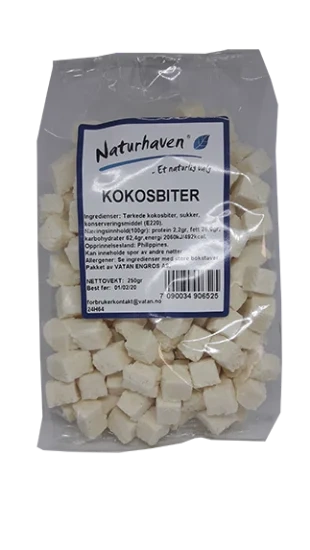 Kokosbiter 250g Naturhaven