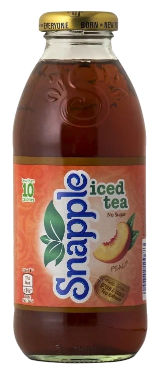Snapple Peach 473ml flaske