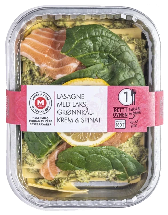 Lasagne m/Laks 365g Delis Kitchen