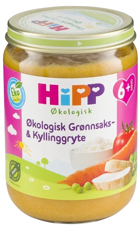 Kyllinggryte Økologisk 6mnd 190g Hipp