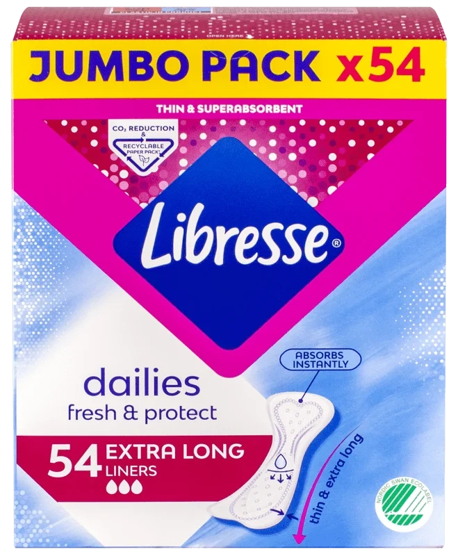 Libresse Truseinnlegg Extra Long 54stk