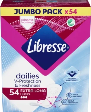 Libresse Truseinnlegg Extra Long 54stk