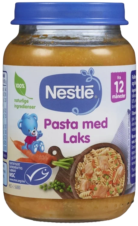 Pasta med Laks 12m 190g