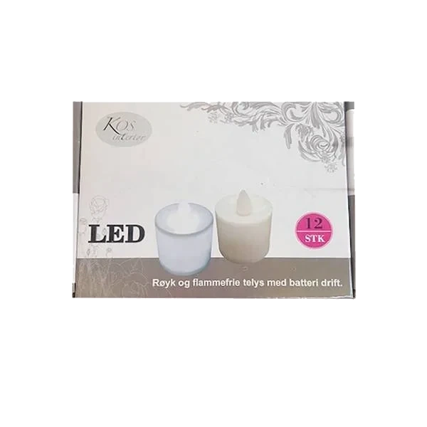 Led Telys 12-pk
