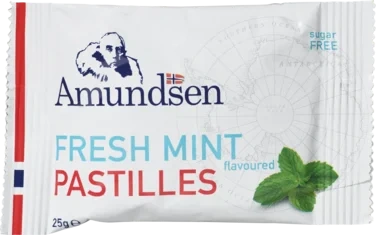 Amundsen Pastilles med Mint Smak Gir Frisk Pust