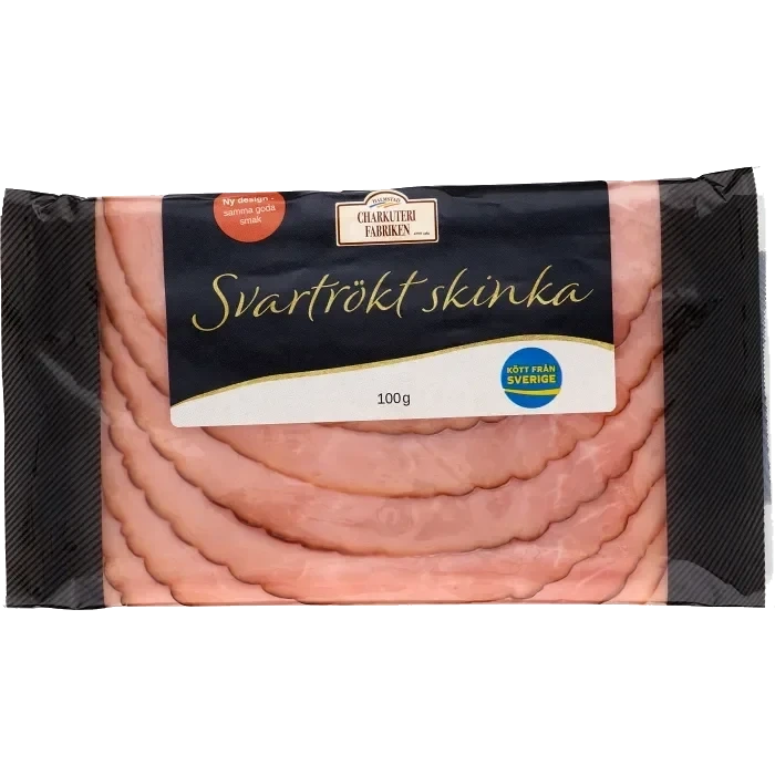 Skinka Svartrökt 100g Charkuterifabriken