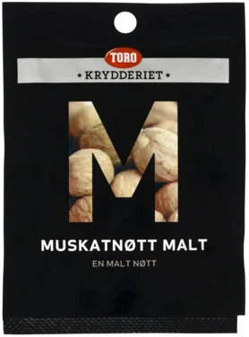 Muskatnøtt Malt 10g TORO