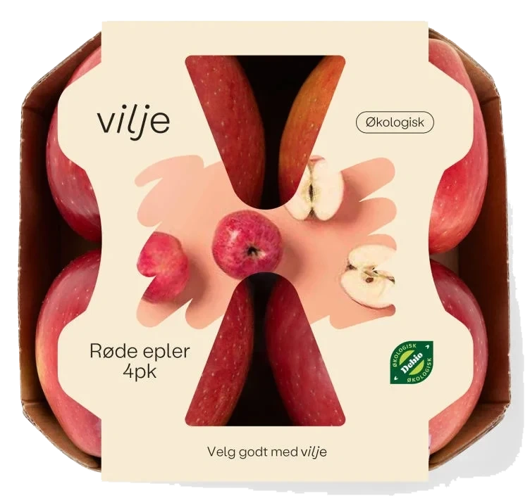 Epler Rød 4pk Økologisk