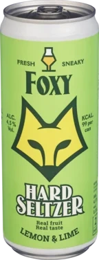 Foxy Hard Seltzer Lemon & Lime Sleek bx 0,33l