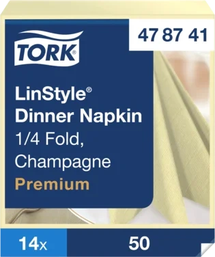 Tork Linstyle Middagsserviett 4f Industrielt Komposterbar