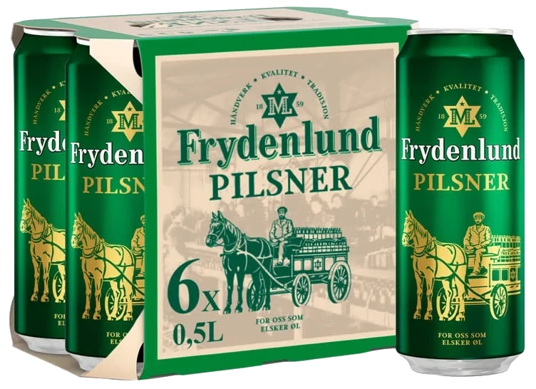Frydenlund Pilsner 0,5lx6 boks