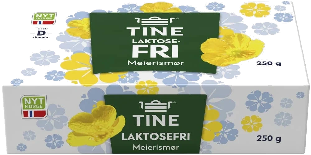 Laktosefritt smør