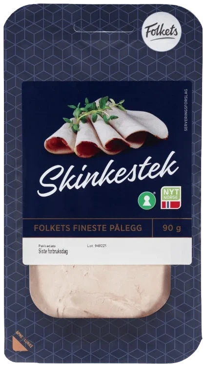 Skinkestek 90g Folkets