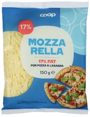 Cheese Grated Mozzarella Light