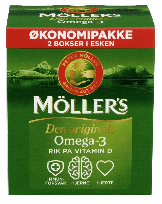 Möller's Den Originale Omega-3 2pk