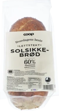 Coop Solsikkebrød Lettstekt 650g